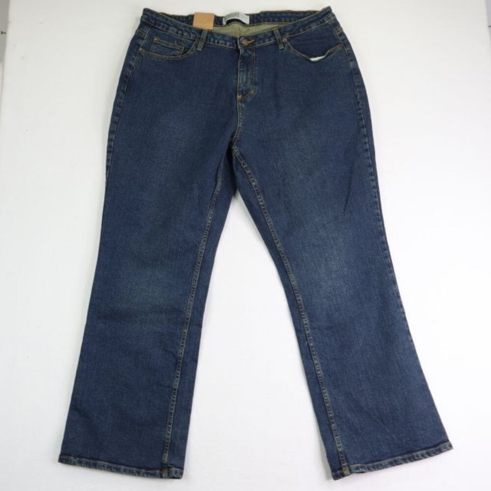 Route 66 Jeans Womens 20W Average Blue Boot Stretch Favorite Fit New